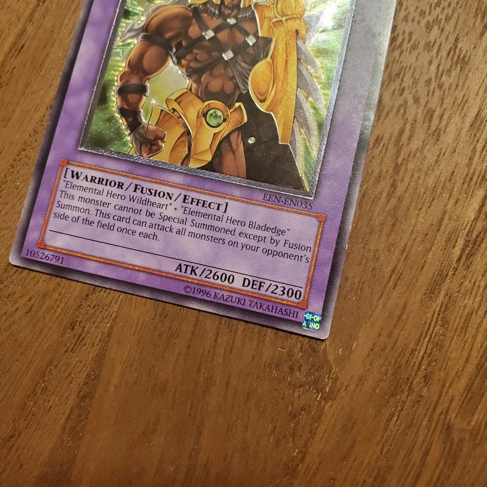 Yu-Gi-Oh Elemental Hero Wildedge Trading Card - Picture 5 of 15